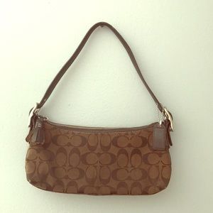 Brown coach bag